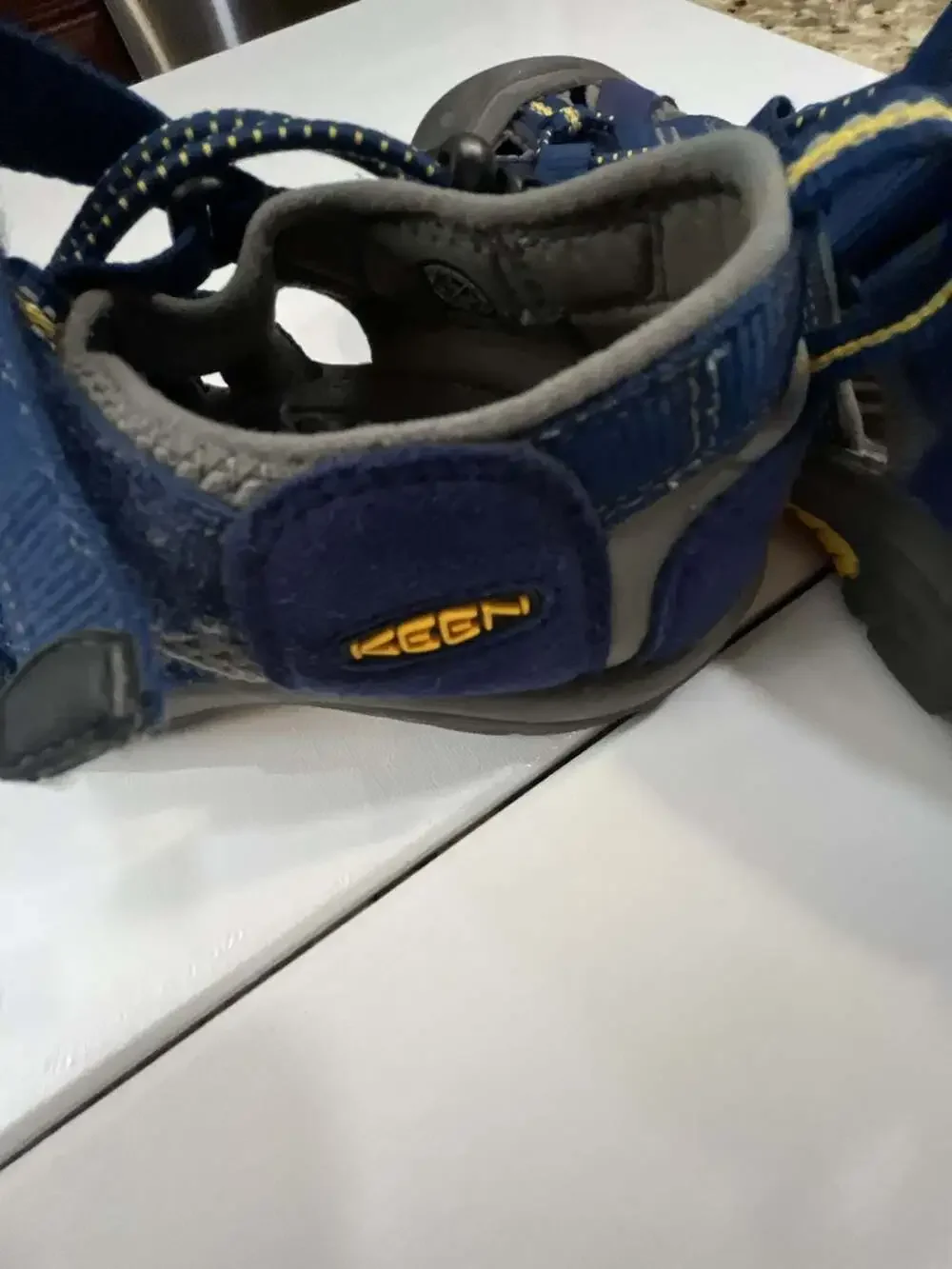 KEEN Newport H2 Kids Waterproof Sandals Blue/Grey Size 4